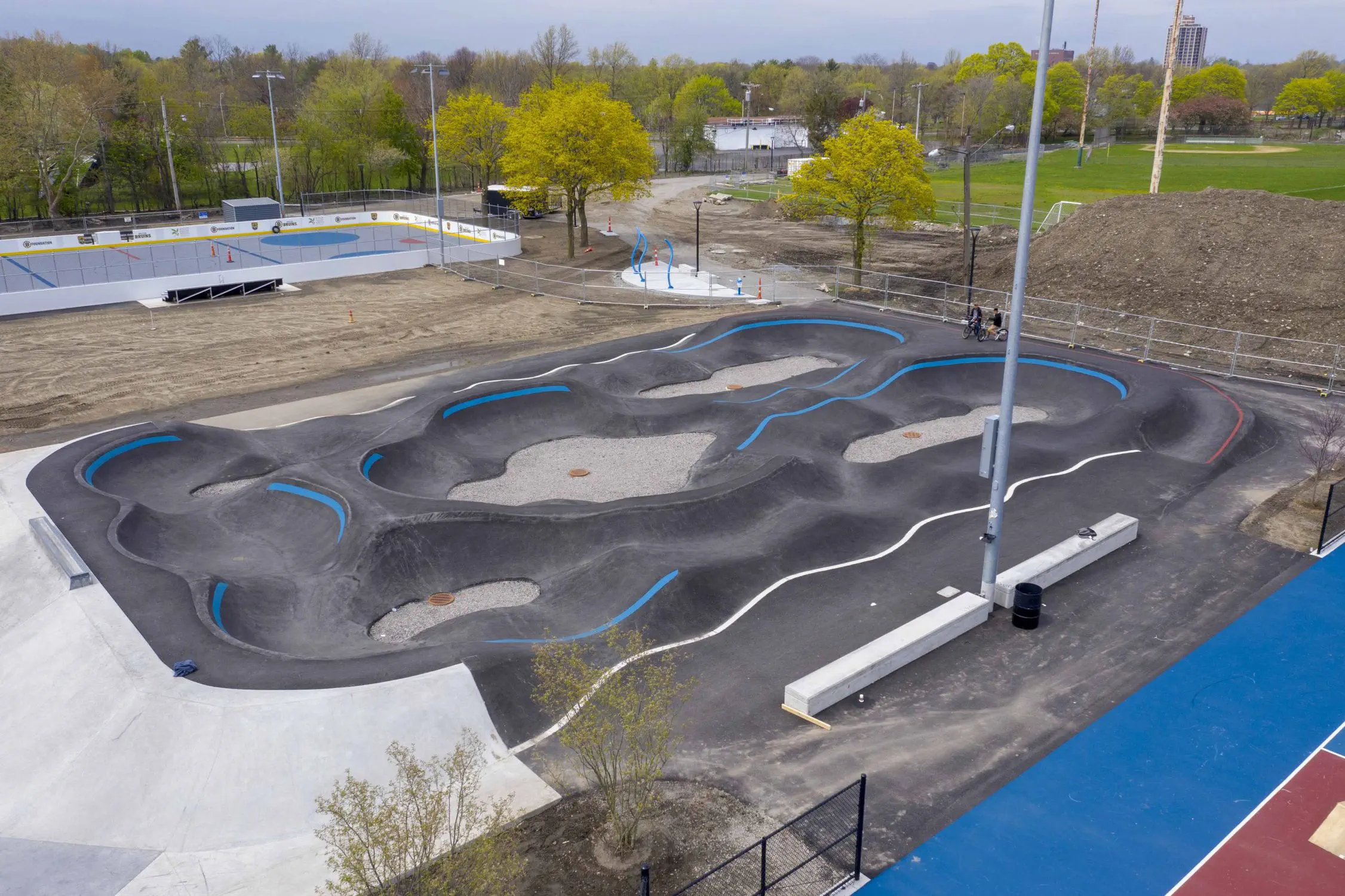 Composite pump track online