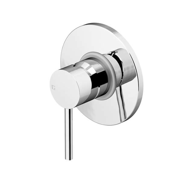 Shower mixer tap - ROUND: 1430 - GATTONI RUBINETTERIA - built-in ...