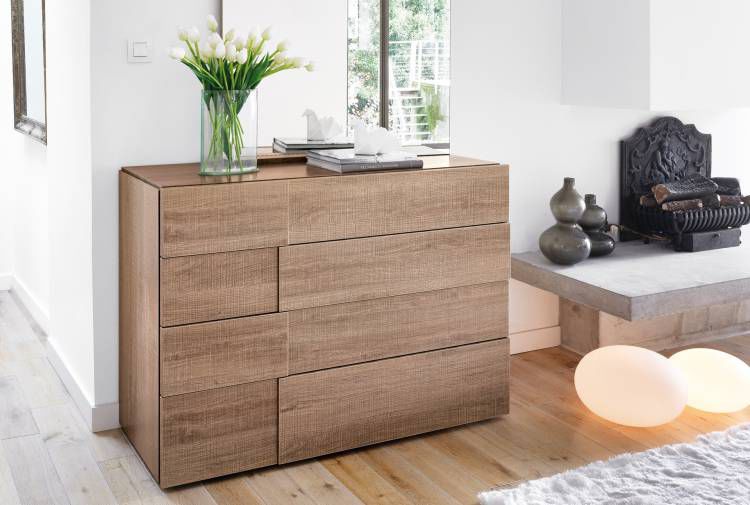 Contemporary Chest Of Drawers Particle Board Mervent Gautier