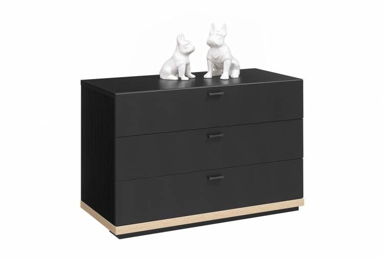Contemporary Chest Of Drawers Melamine Child S Unisex Black