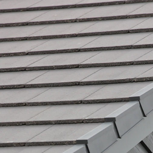 Interlocking roof tile DUO EDGEMERE Marley large / concrete / red