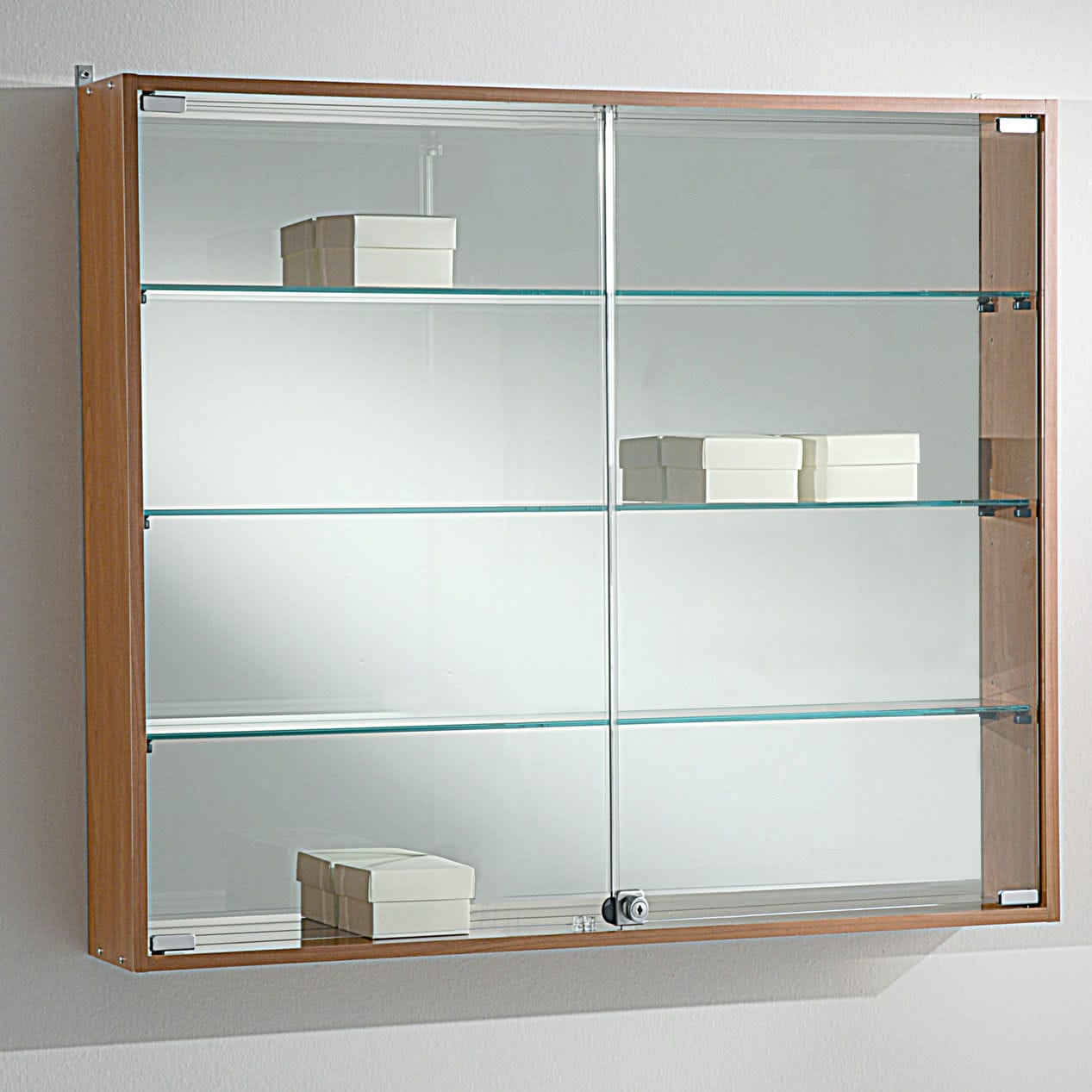 Contemporary display case 95/80 Italvetrine wallmounted / hanging / tempered glass