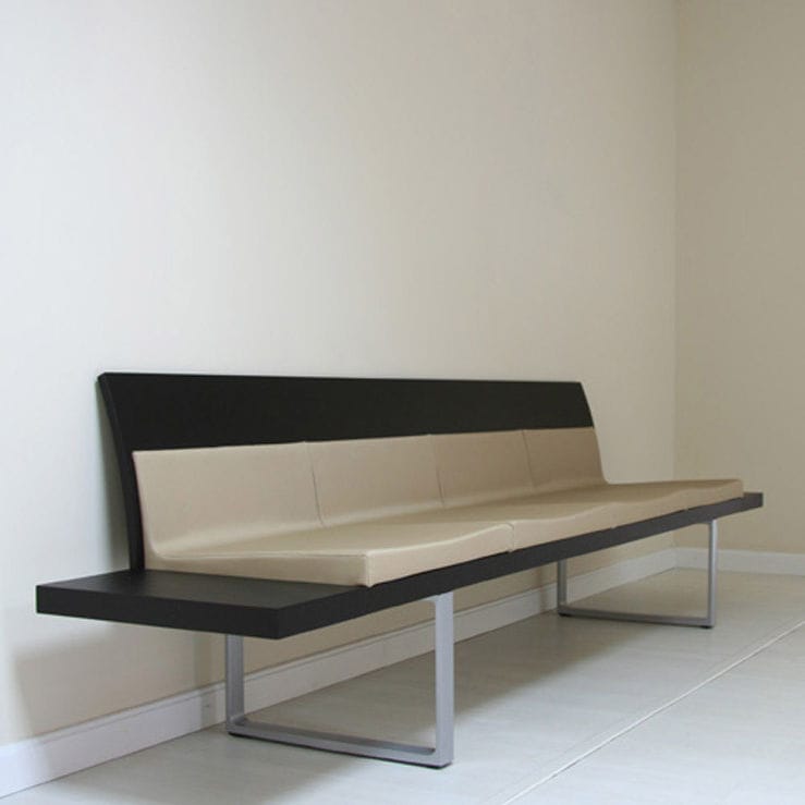 Contemporary Upholstered Bench Fabric For Public Buildings