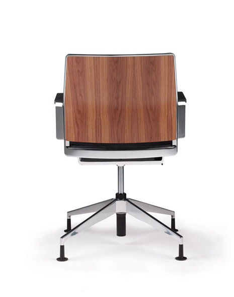 Contemporary visitor chair - DIS - Dynamobel - indoor / fabric