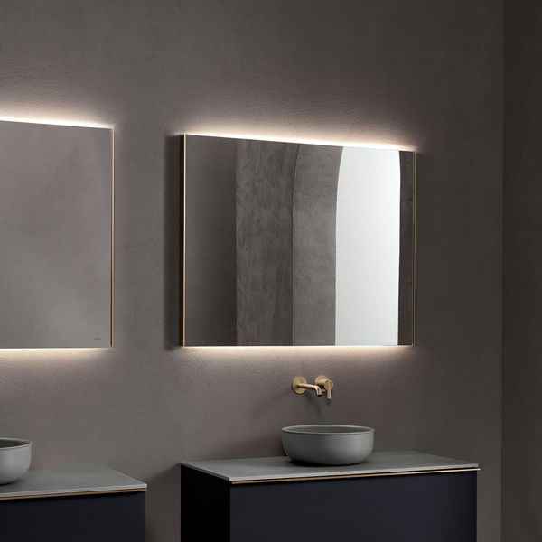 Wall Mounted Bathroom Mirror Led Illuminated Contemporary Wall Mounted Bathroom Mirror Led