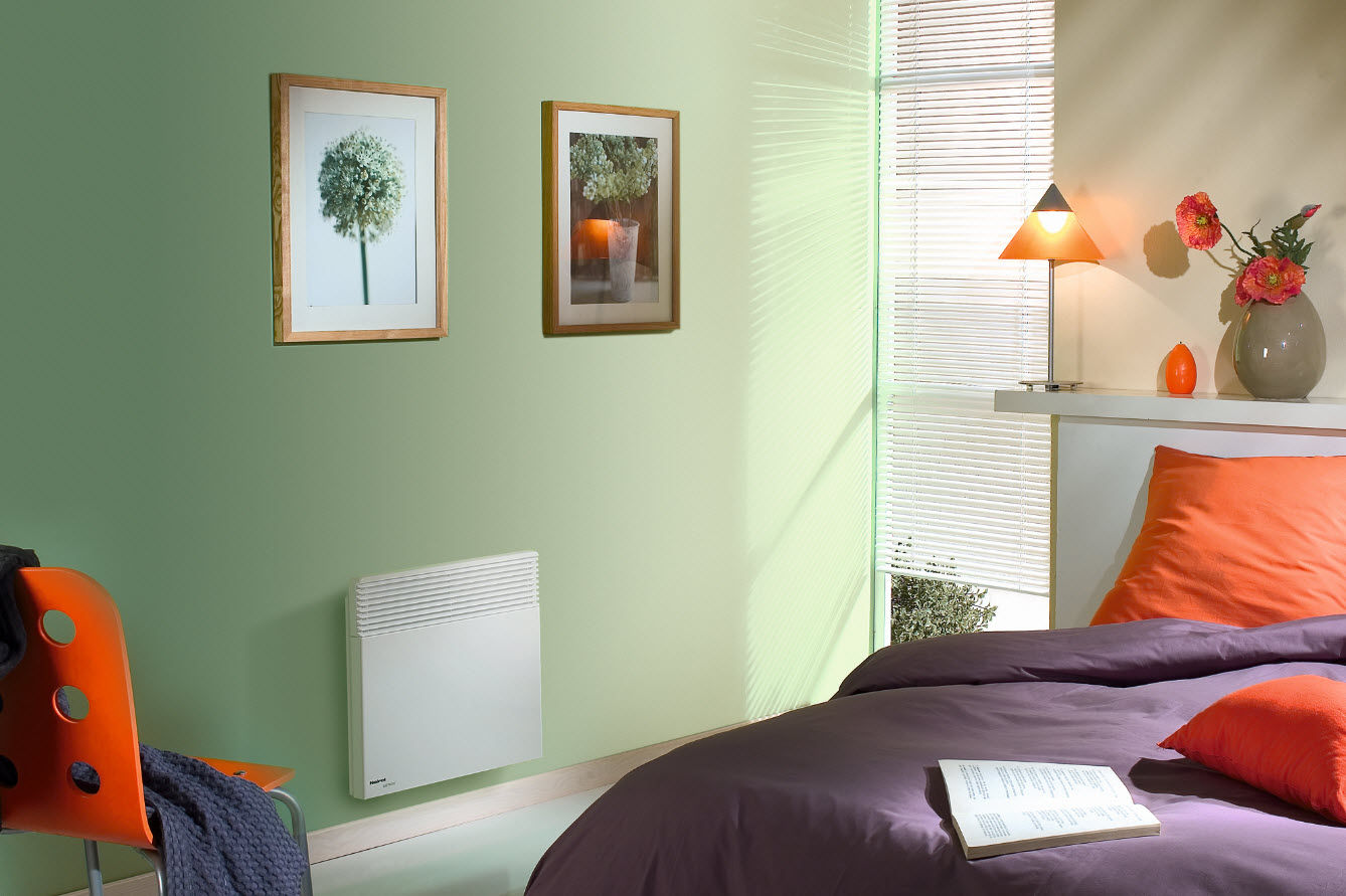 Electric convector SPOT E2 NOIROT metal / wallmounted / horizontal