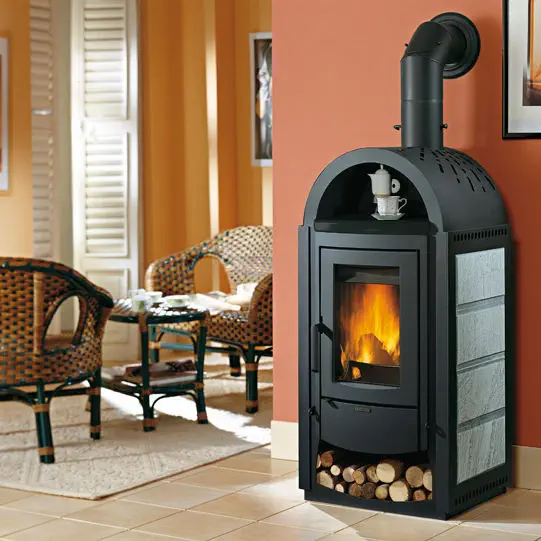 Nordica スーパーチャージャー　ブラウア Wood heating stove - SVEZIA NEW BII - La Nordica-Extraflame - 10