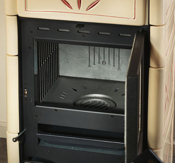 Wood Heating Stove Cast Iron Traditional With Oven