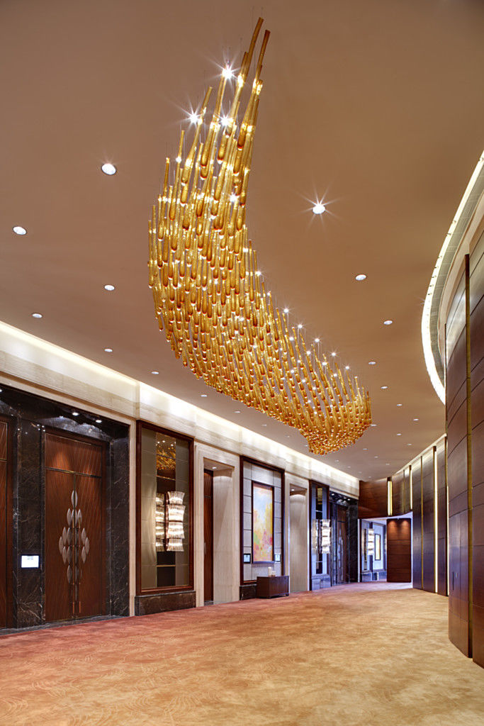 Contemporary chandelier - THE LEAF : 09F096-02 - LASVIT