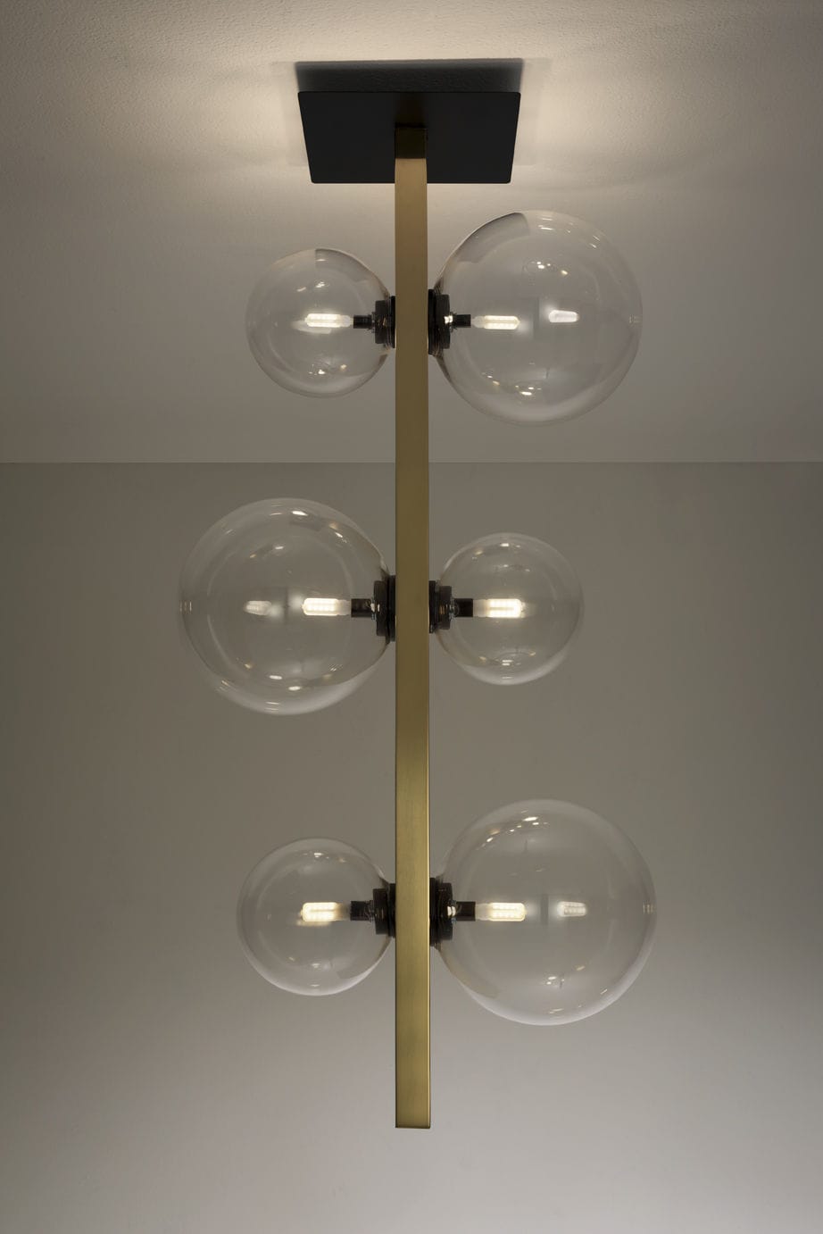 solarni 5 way ceiling light in chrome