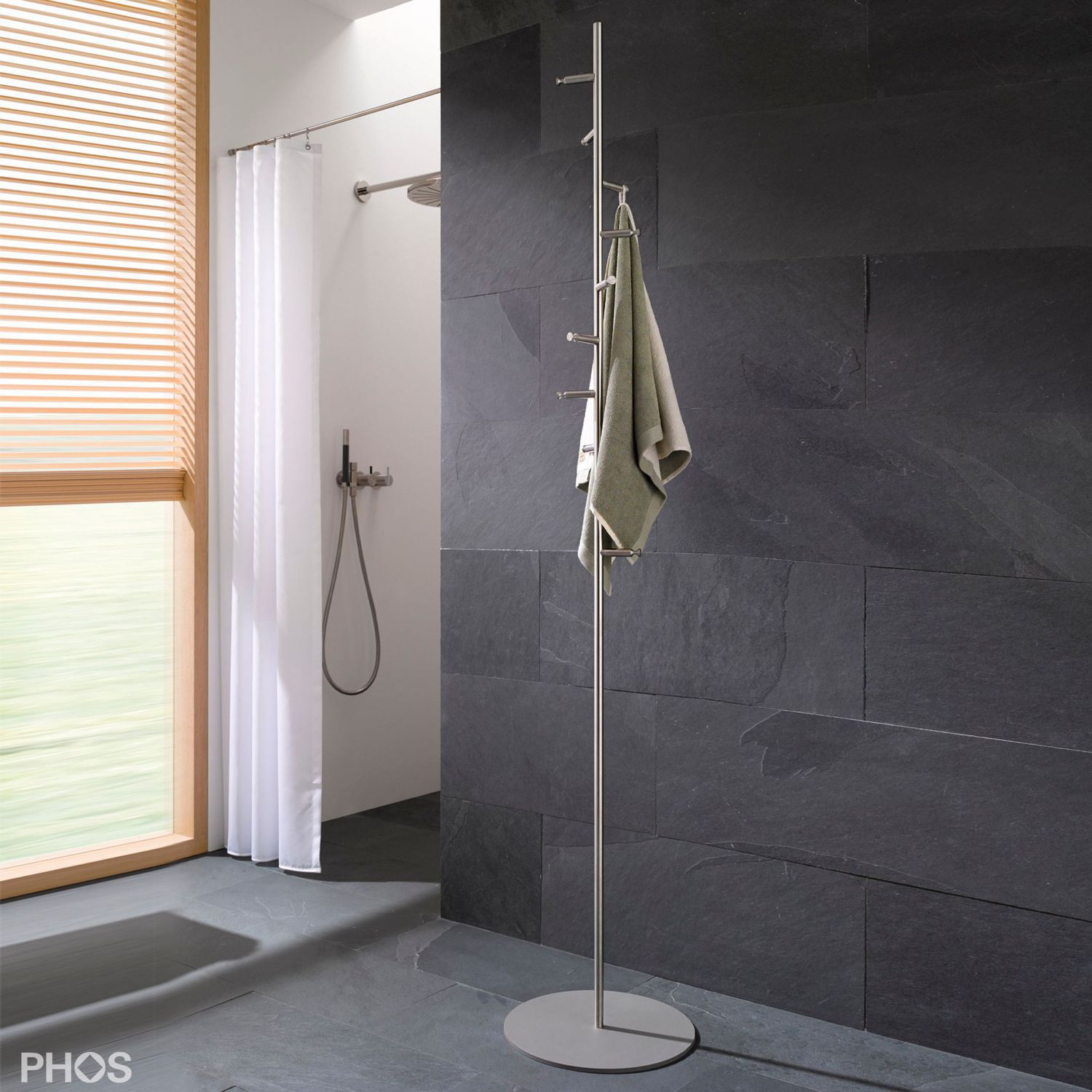 Floor coat rack - GSTH10 - PHOS Design GmbH - contemporary / powder ...