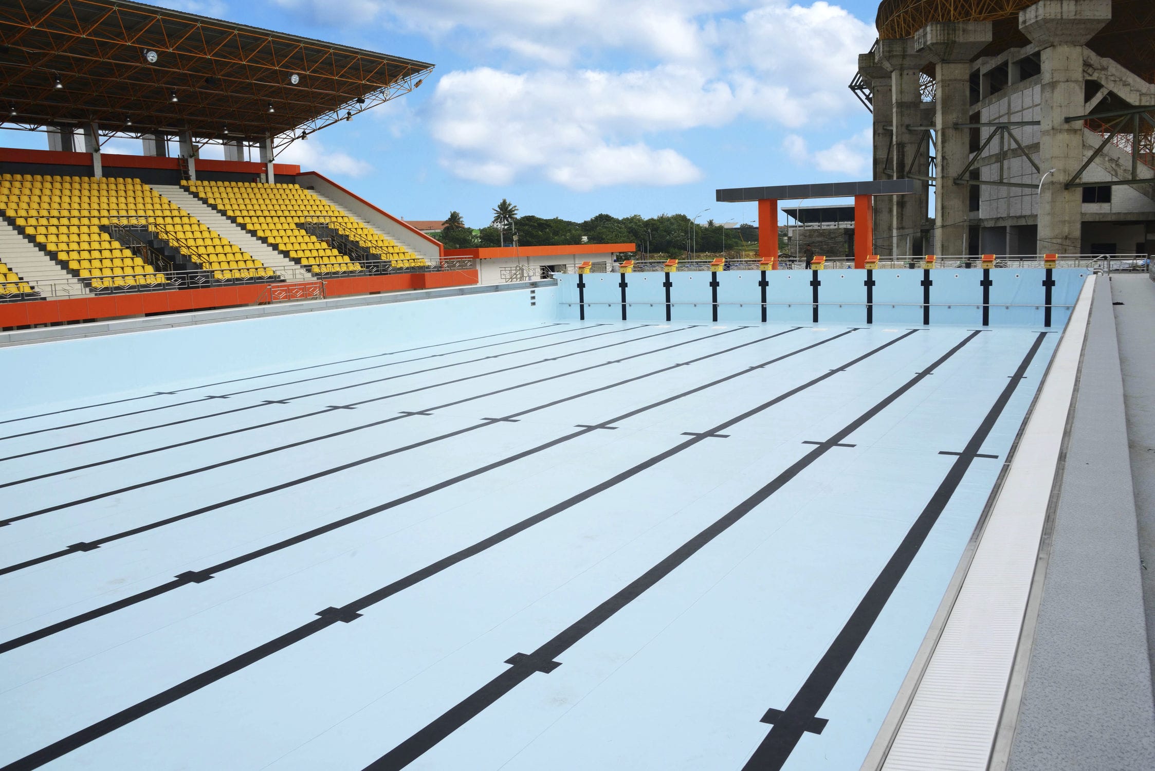 PVC swimming pool liner NATATEC® Natare Corporation for public