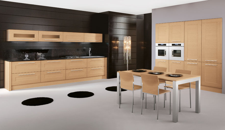 contemporary kitchens wood