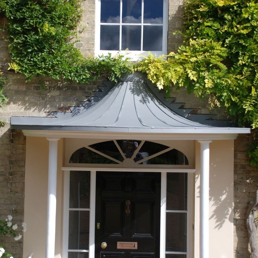 Zinc roofing VICTORIAN FARMHOUSE Peters Roofing metal look