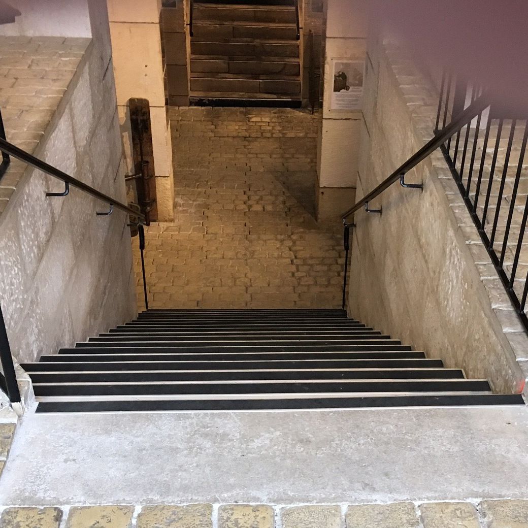 Aluminum stair nosing NP3AP / NP5AP Proople polymer / nonslip