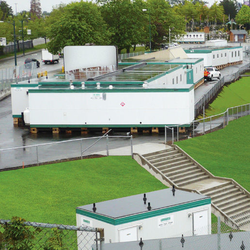 Commercial container construction EMPIRE Williams Scotsman for