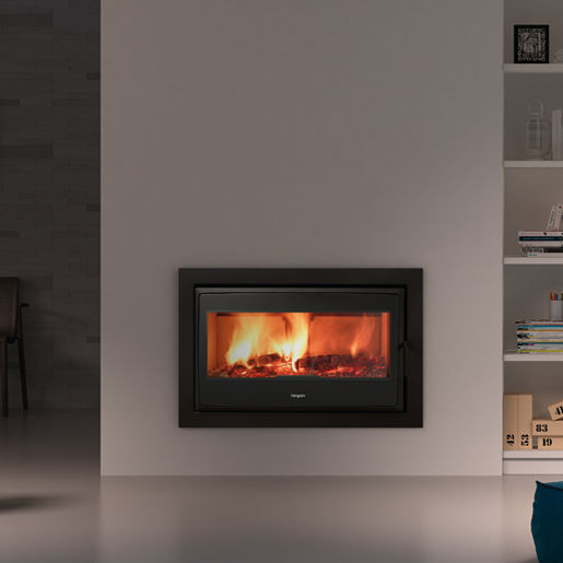 Wood Burning Fireplace Insert Nature 100 Hergom Videos