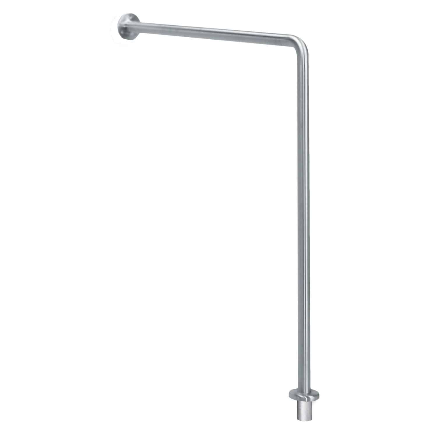 Stainless steel grab bar BS0010CS Mediclinics, s.a. Lshaped