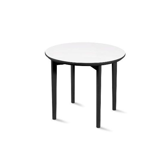 Contemporary side table 241 Skovby oak / walnut / HPL