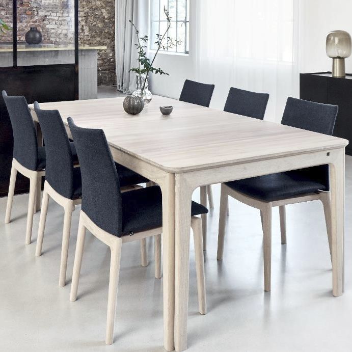 Contemporary dining table - #27 - Skovby - cherrywood / oiled wood / walnut