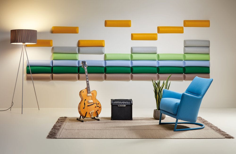 Wallmounted acoustic panel BAMBOO Made Design Barcelona felt