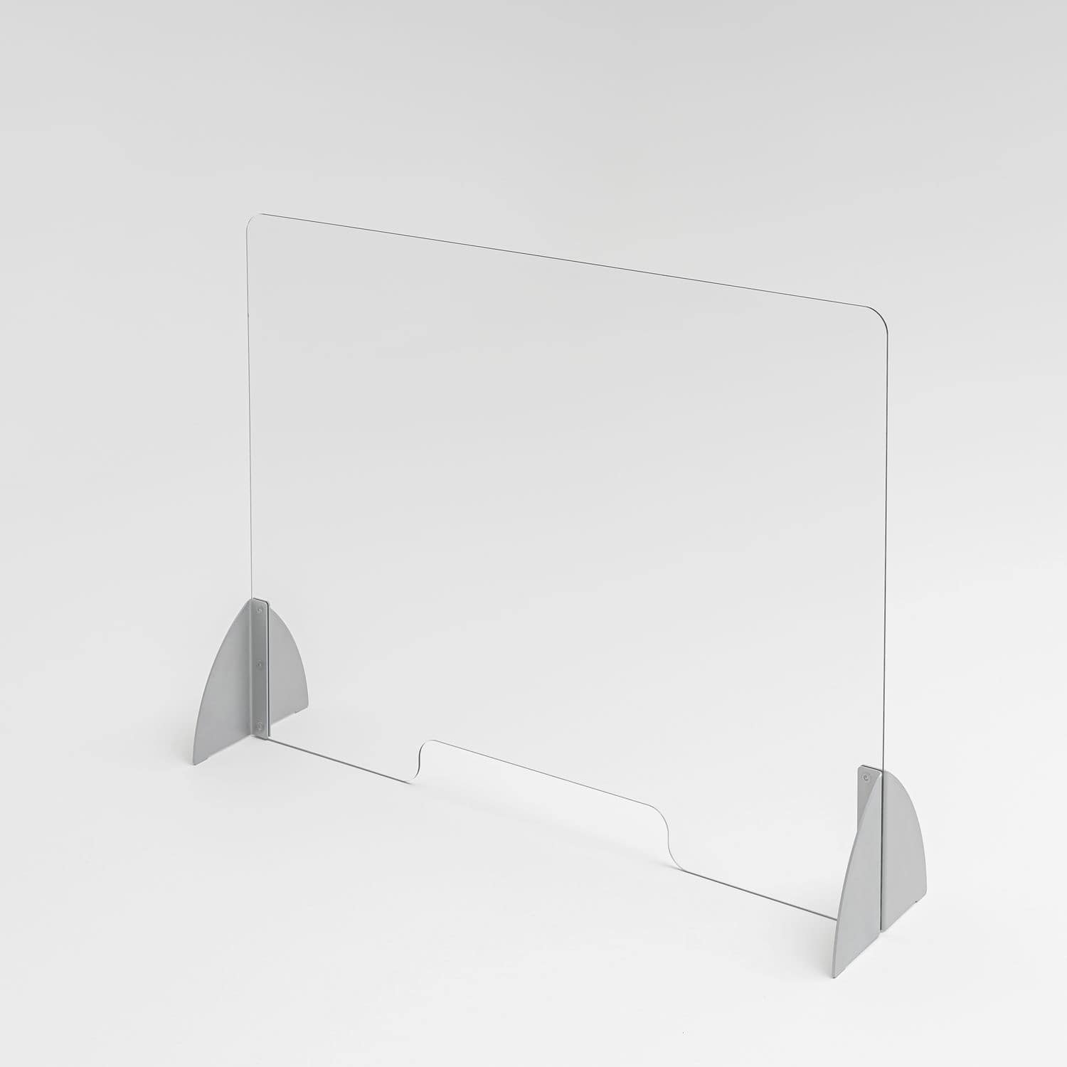 Desk mounted office divider SNEEZE GUARD MDD PET / transparent