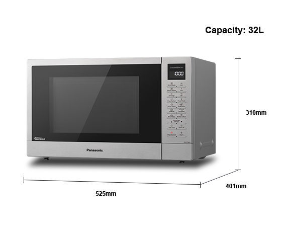 panasonic nn st48ksbpq freestanding microwave