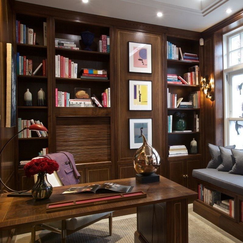 Wall-mounted Bookcase - Regent's Park - Clive Christian - Contemporary 