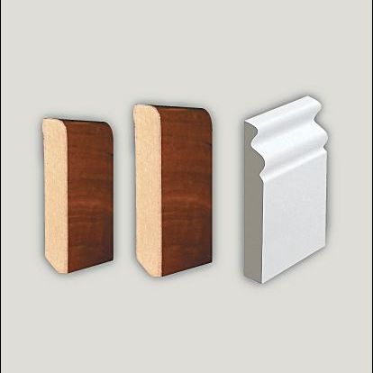Decorative wooden skirting board in 5 colors