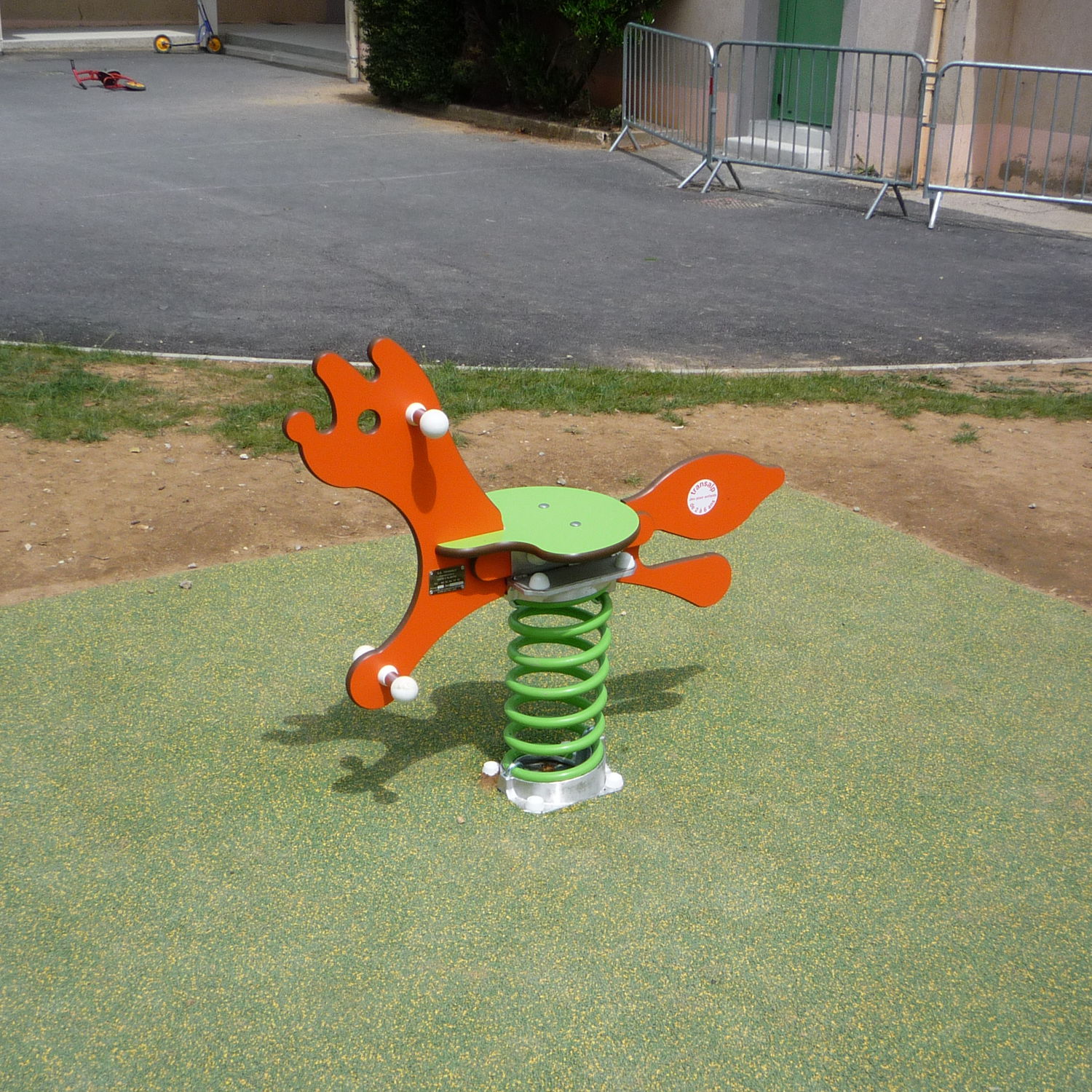 Spring Rocker Sea Animal Steel spring rocker - BIBOU : GOUPIL - Transalp - HPL / animal / 1-seat