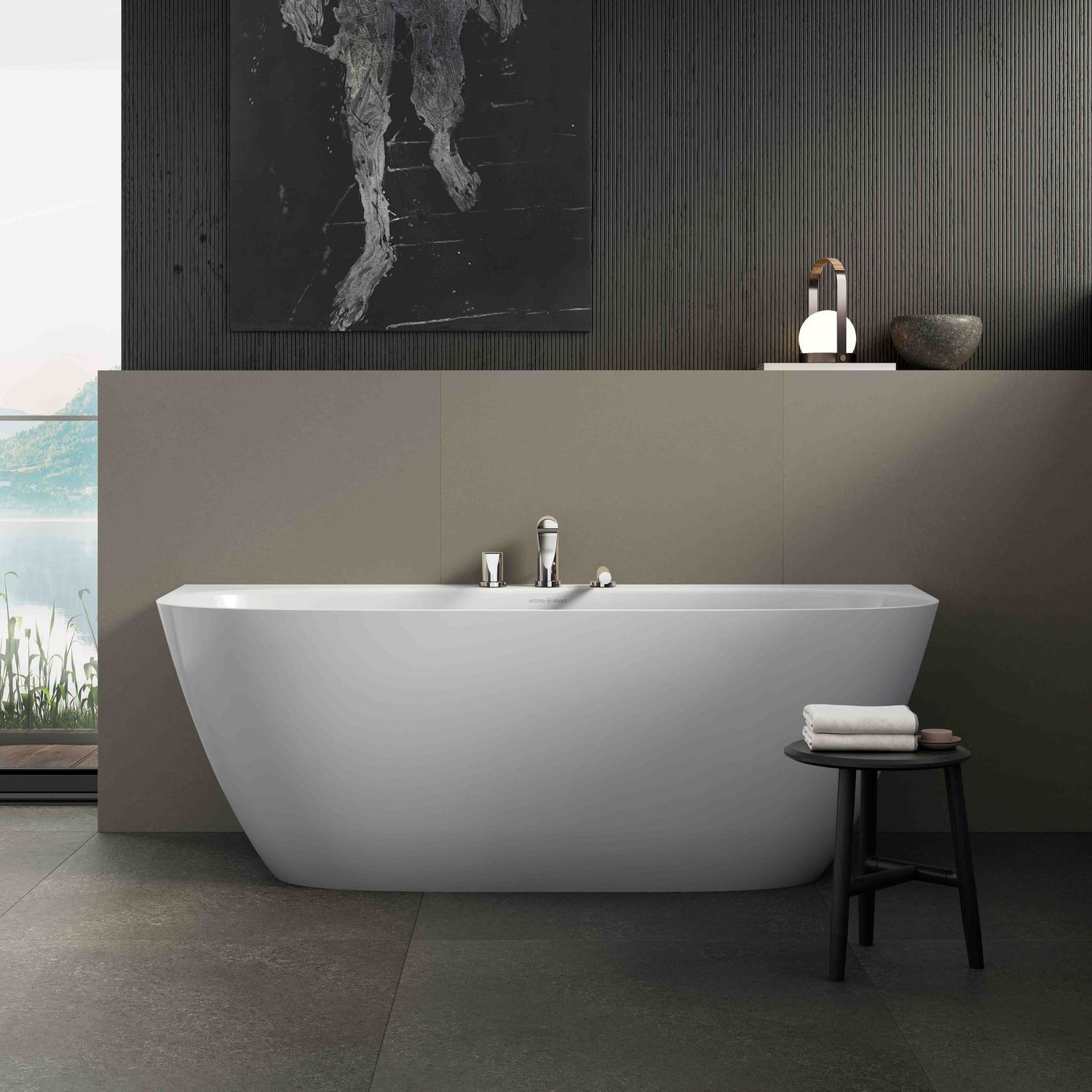 Oval bathtub - LUSSARI 1700 - Victoria + Albert - free-standing / for ...