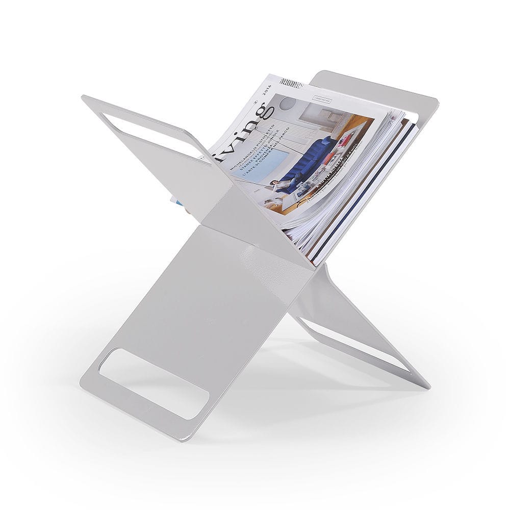 Portale Magazine Rack Contemporary magazine rack - PORTARIVISTE X - Julia - home / aluminum