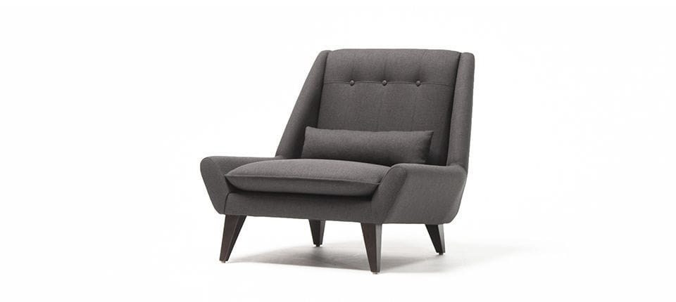 Contemporary armchair - PALMS II - VIOSKI - fabric / star base / swivel