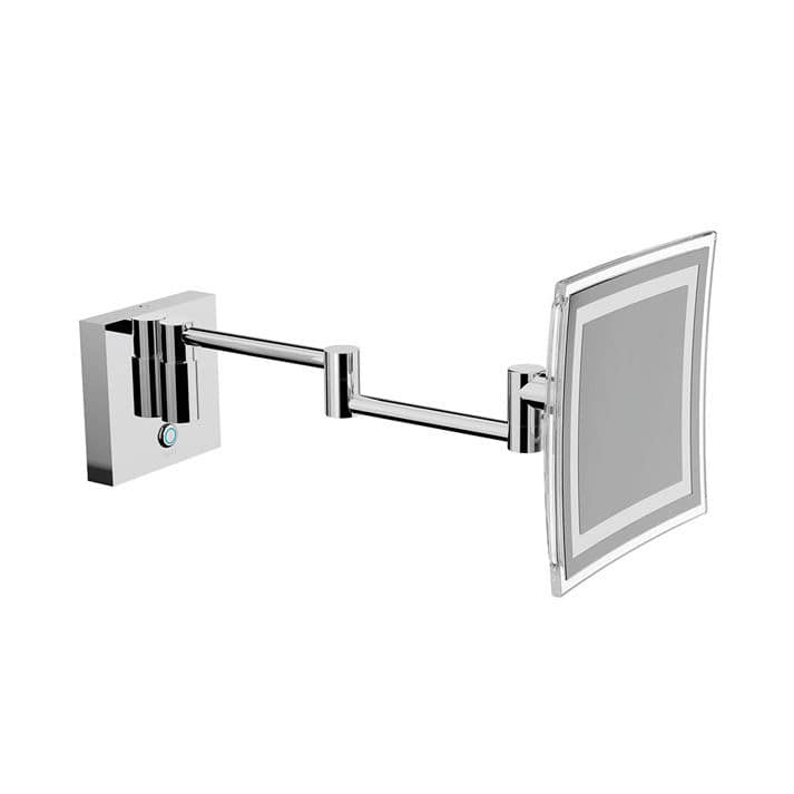 Wallmounted bathroom mirror AV258D Inda contemporary / square