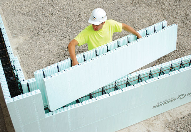 Icf polystyrene building store blocks