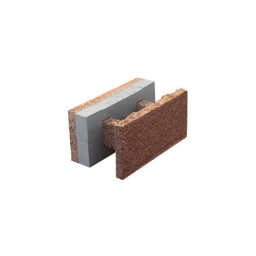Polystyrene formwork block - H 30/15+7 - FIXOLITE - cement wood / for ...