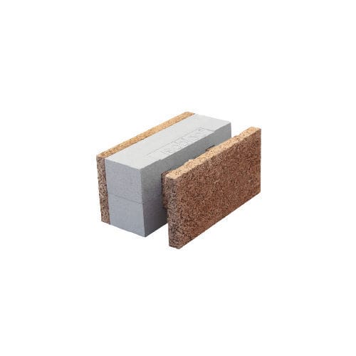 Polystyrene formwork block - HT 33/11+14 - FIXOLITE - cement wood / for ...