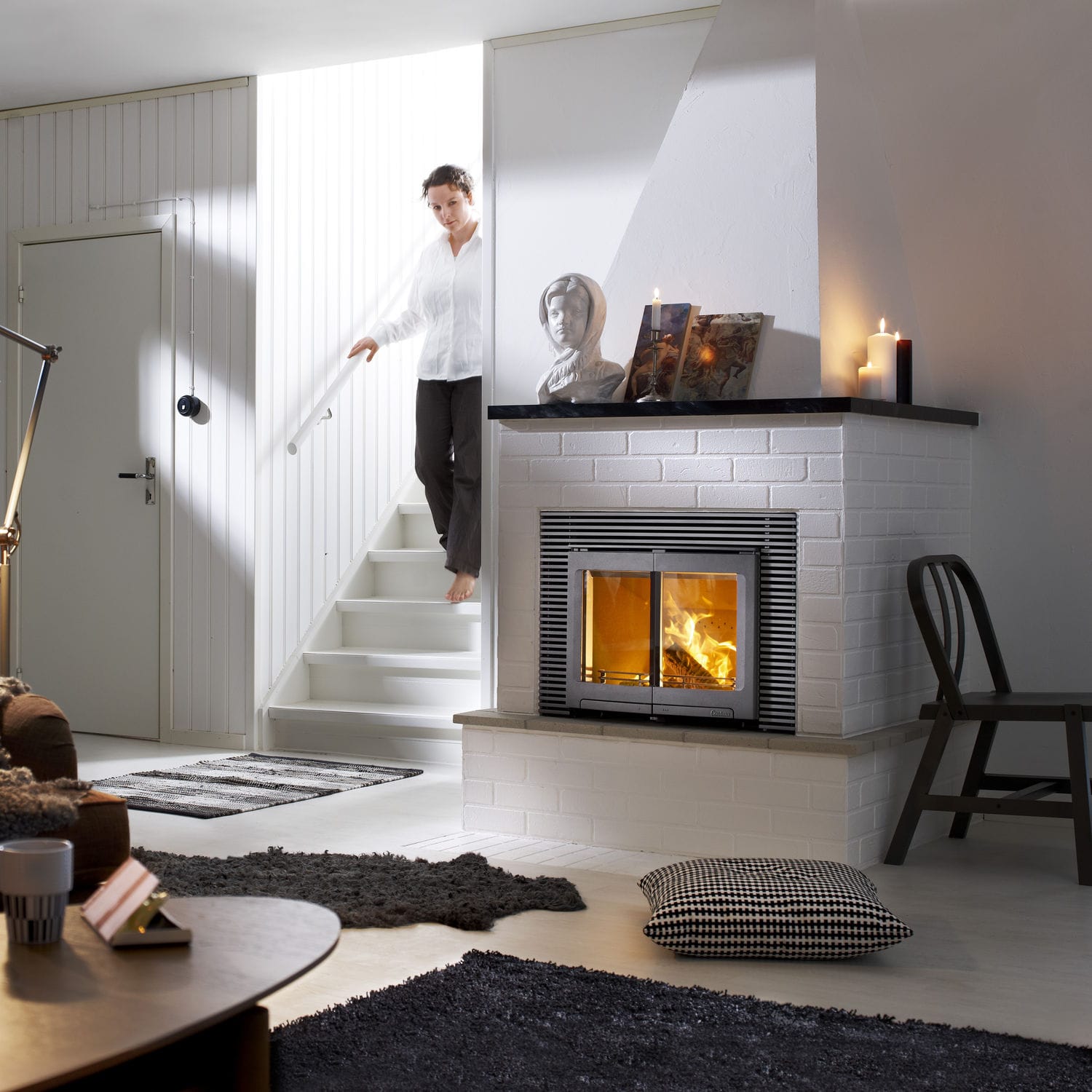 Wood Burning Fireplace Insert Corner I5 Contura Videos