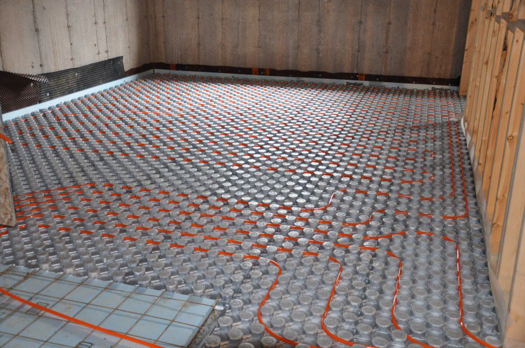 Thermal insulation - AMPEX - amvicsystem - expanded polystyrene / panel /  for heated floors