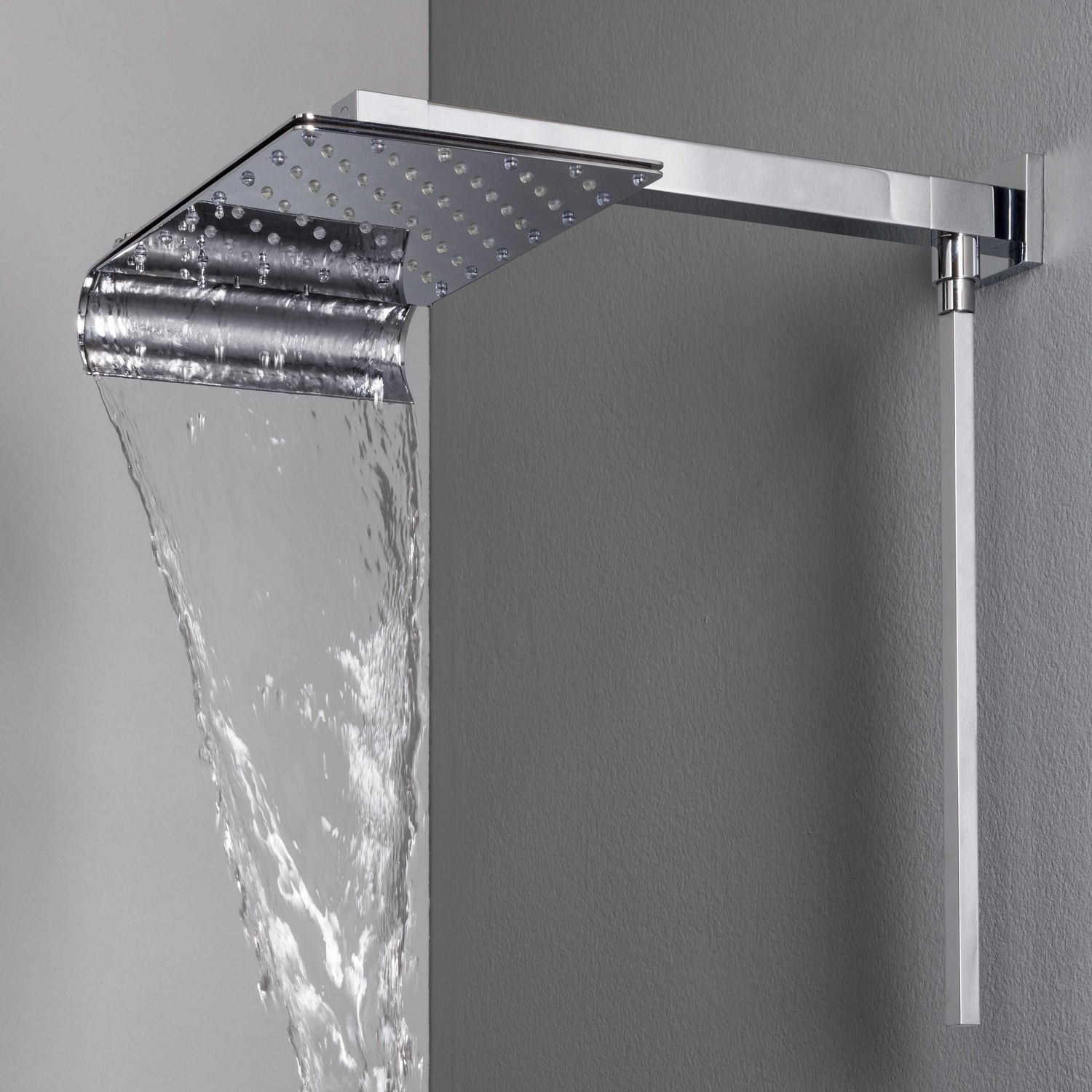 Wallmounted shower head VICEVERSA TENDER RAIN rectangular / rain