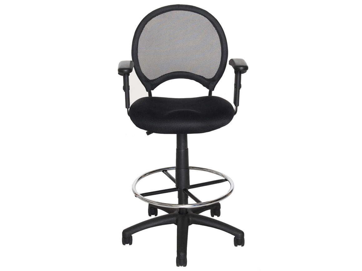 Mesh office stool DELUXE Versa Products adjustable / on casters
