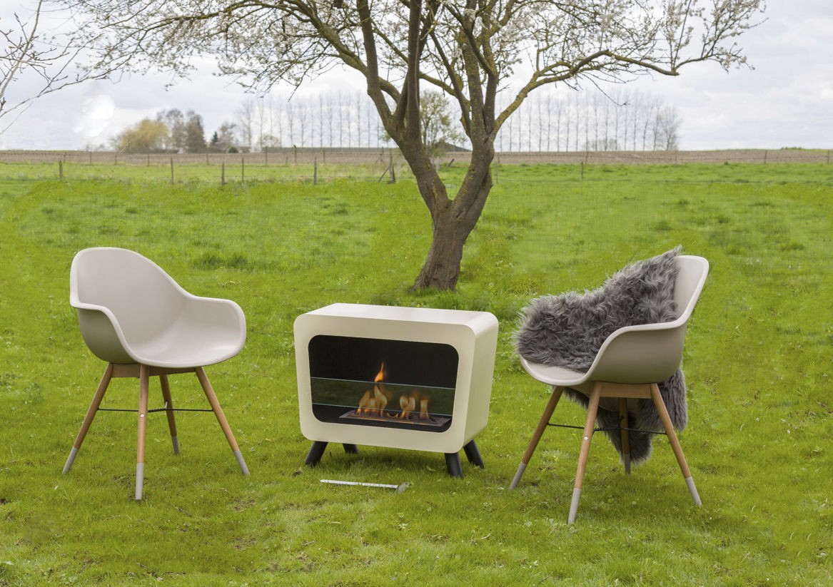 Bioethanol Fireplace Contemporary Open Hearth Free Standing