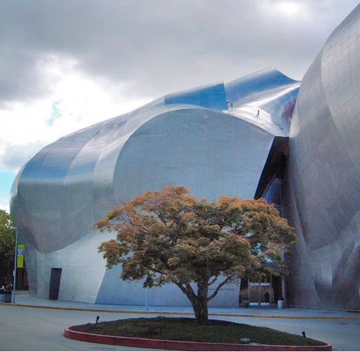Panel cladding EMP MUSEUM A. Zahner aluminum / stainless steel