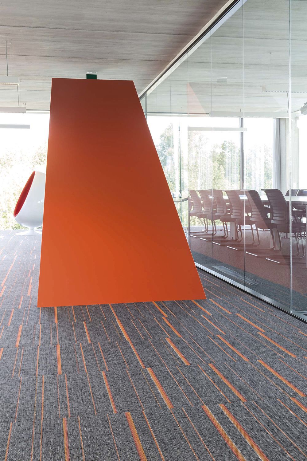Tile Flooring Synthetic Vinyl Residential Stripes