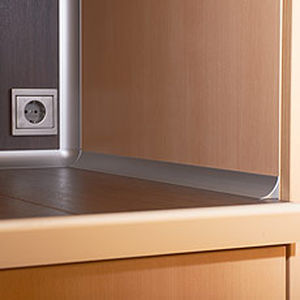 PVC edge trim - DURACOVE - DURAL France - aluminium / stainless steel / for tile