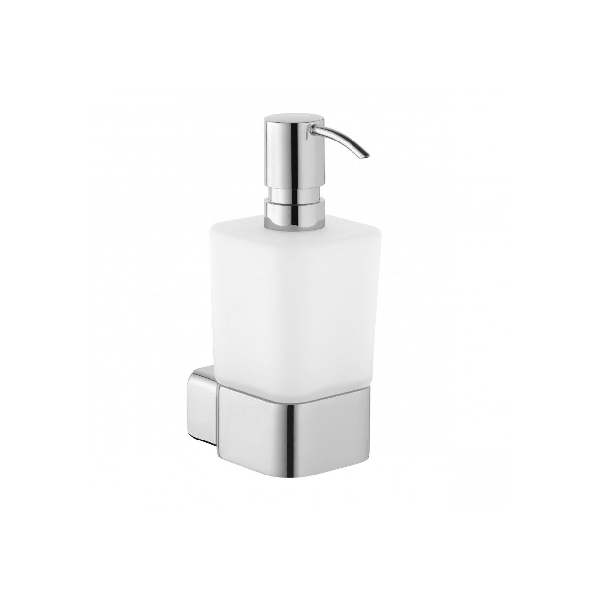 Liquid soap dispenser E2 KLUDI commercial / home / wallmounted