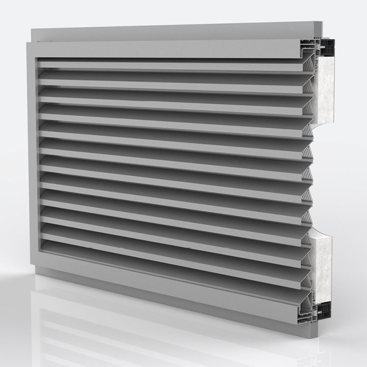 Aluminum ventilation grill - DUCOGRILLE SOLID ISO F 30Z - Duco ...