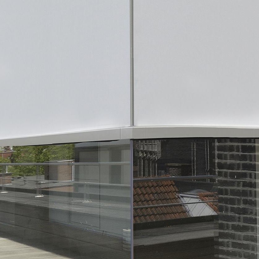Roller blinds Corner Brustor for window / canvas / outdoor