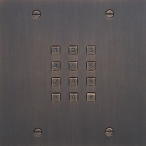 Access control code keypad - FT24K BRONZE - Fasttel - for home ...