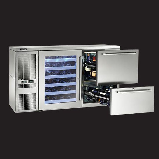 Commercial beverage cooler DZS60 Perlick undercounter / horizontal